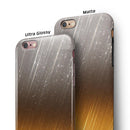 Scratched Gold and Silver Surface iPhone 6/6s or 6/6s Plus 2-Piece Hybrid INK-Fuzed Case