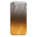 Scratched Gold and Silver Surface iPhone 6/6s or 6/6s Plus 2-Piece Hybrid INK-Fuzed Case