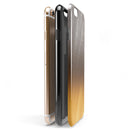 Scratched Gold and Silver Surface iPhone 6/6s or 6/6s Plus 2-Piece Hybrid INK-Fuzed Case