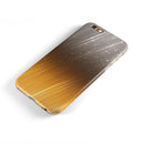 Scratched Gold and Silver Surface iPhone 6/6s or 6/6s Plus 2-Piece Hybrid INK-Fuzed Case