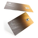 Scratched Gold and Silver Surface - Premium Protective Decal Skin-Kit for the Apple Credit Card