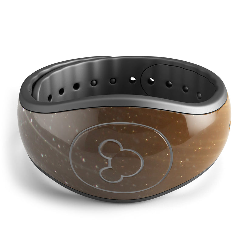Scratched Gold and Silver Surface - Decal Skin Wrap Kit for the Disney Magic Band
