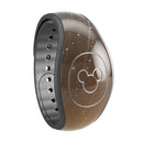 Scratched Gold and Silver Surface - Decal Skin Wrap Kit for the Disney Magic Band