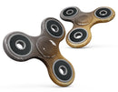 Scratched Gold and Silver Surface Full-Body Fidget Spinner Skin-Kit