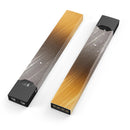Scratched Gold and Silver Surface - Premium Decal Protective Skin-Wrap Sticker compatible with the Juul Labs vaping device