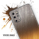 Scratched Gold and Silver Surface - Premium Vinyl Skin Decal for Samsung Galaxy S25 Ultra, S24, S23, S22 & All Galaxy S Models