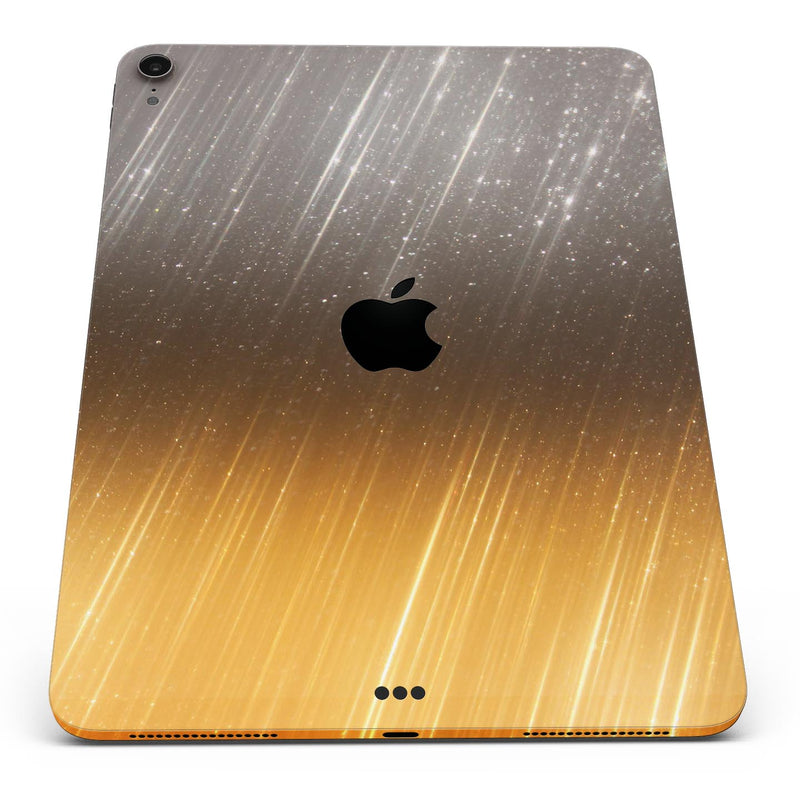 Scratched Gold and Silver Surface - Full Body Skin Decal for the Apple iPad Pro 12.9", 11", 10.5", 9.7", Air or Mini (All Models Available)