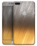 Scratched Gold and Silver Surface - Skin-kit for the iPhone 8 or 8 Plus
