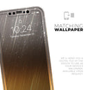 Scratched Gold and Silver Surface - Protective Skin Wrap & Decal – Compatible with iPhone SE to iPhone 17 Pro Max (All Models)