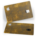 Scratched Golden Pattern - Premium Protective Decal Skin-Kit for the Apple Credit Card