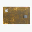 Scratched Golden Pattern - Premium Protective Decal Skin-Kit for the Apple Credit Card