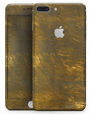 Scratched Golden Pattern - Skin-kit for the iPhone 8 or 8 Plus
