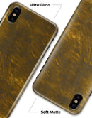 Scratched Golden Pattern - iPhone X Clipit Case
