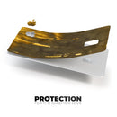 Scratched Golden Surface over Fire - Premium Protective Decal Skin-Kit for the Apple Credit Card