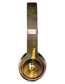 Scratched Golden Surface over Fire Full-Body Skin Kit for the Beats by Dre Solo 3 Wireless Headphones