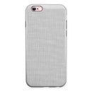 Scratched Gray Fabric Surface iPhone 6/6s or 6/6s Plus 2-Piece Hybrid INK-Fuzed Case