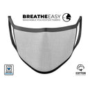 Scratched Gray Fabric Surface - Made in USA Mouth Cover Unisex Anti-Dust Cotton Blend Reusable & Washable Face Mask with Adjustable Sizing for Adult or Child
