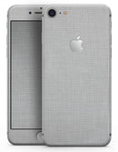 Scratched Gray Fabric Surface - Skin-kit for the iPhone 8 or 8 Plus