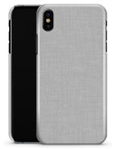 Scratched Gray Fabric Surface - iPhone X Clipit Case
