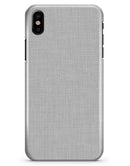 Scratched Gray Fabric Surface - iPhone X Clipit Case