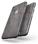 Scratched Horizontal Dark Woodgrain - Skin-kit for the iPhone 8 or 8 Plus