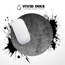 Scratched Metal Fab// WaterProof Rubber Foam Backed Anti-Slip Mouse Pad for Home Work Office or Gaming Computer Desk