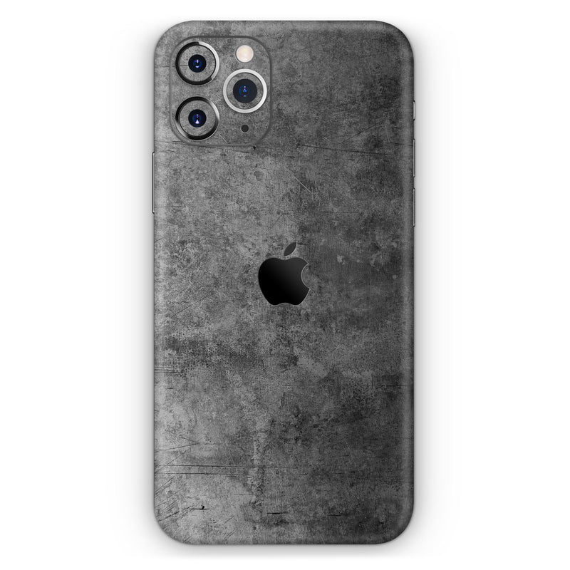 Scratched Metal Fab // Skin-Kit compatible with the Apple iPhone 14, 13, 12, 12 Pro Max, 12 Mini, 11 Pro, SE, X/XS + (All iPhones Available)