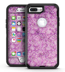 Scratched Purple Grunge Floral Pattern - iPhone 7 Plus/8 Plus OtterBox Case & Skin Kits