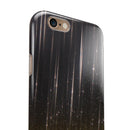 Scratched Surface with Glowing Gold Sparkle iPhone 6/6s or 6/6s Plus 2-Piece Hybrid INK-Fuzed Case