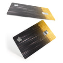 Scratched Surface with Glowing Gold Sparkle - Premium Protective Decal Skin-Kit for the Apple Credit Card