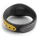 Scratched Surface with Glowing Gold Sparkle - Decal Skin Wrap Kit for the Disney Magic Band