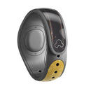 Scratched Surface with Glowing Gold Sparkle - Decal Skin Wrap Kit for the Disney Magic Band