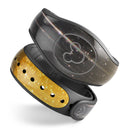 Scratched Surface with Glowing Gold Sparkle - Decal Skin Wrap Kit for the Disney Magic Band