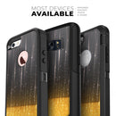 Scratched Surface with Glowing Gold Sparkle - Skin Kit for the iPhone OtterBox Cases
