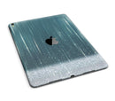 Scratched Teal and White Surface with Silver Sparkle - iPad Pro 97 - View 5.jpg