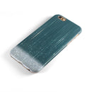 Scratched Teal and White Surface with Silver Sparkle iPhone 6/6s or 6/6s Plus 2-Piece Hybrid INK-Fuzed Case