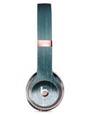 Scratched Teal and White Surface with Silver Sparkle Full-Body Skin Kit for the Beats by Dre Solo 3 Wireless Headphones