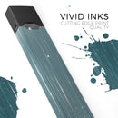 Scratched Teal and White Surface with Silver Sparkle - Premium Decal Protective Skin-Wrap Sticker compatible with the Juul Labs vaping device