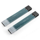 Scratched Teal and White Surface with Silver Sparkle - Premium Decal Protective Skin-Wrap Sticker compatible with the Juul Labs vaping device