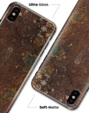 Scratched and Burned Grungy Surface - iPhone X Clipit Case