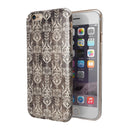 Scratched and Grungy Royal Pattern iPhone 6/6s or 6/6s Plus 2-Piece Hybrid INK-Fuzed Case
