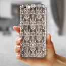 Scratched and Grungy Royal Pattern iPhone 6/6s or 6/6s Plus 2-Piece Hybrid INK-Fuzed Case
