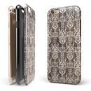 Scratched and Grungy Royal Pattern iPhone 6/6s or 6/6s Plus 2-Piece Hybrid INK-Fuzed Case