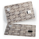 Scratched and Grungy Royal Pattern - Premium Protective Decal Skin-Kit for the Apple Credit Card