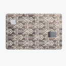 Scratched and Grungy Royal Pattern - Premium Protective Decal Skin-Kit for the Apple Credit Card