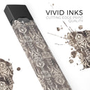 Scratched and Grungy Royal Pattern - Premium Decal Protective Skin-Wrap Sticker compatible with the Juul Labs vaping device