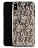 Scratched and Grungy Royal Pattern - iPhone X Clipit Case