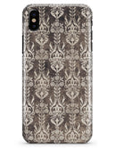 Scratched and Grungy Royal Pattern - iPhone X Clipit Case