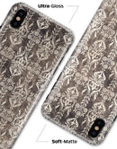 Scratched and Grungy Royal Pattern - iPhone X Clipit Case