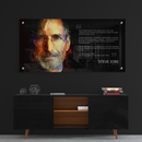 Steve Jobs Acrylic Wall Art Panel with Aluminum Stand-Off Mounts (Shipping Included)